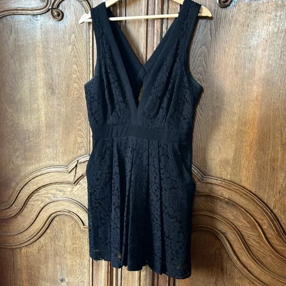 Free People Lovely in Love Romper Black - Picture 5 of 15